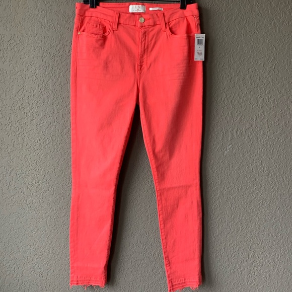 Jen7 by 7 for all mankind 8 fuchsia ankle skinny - Picture 4 of 8